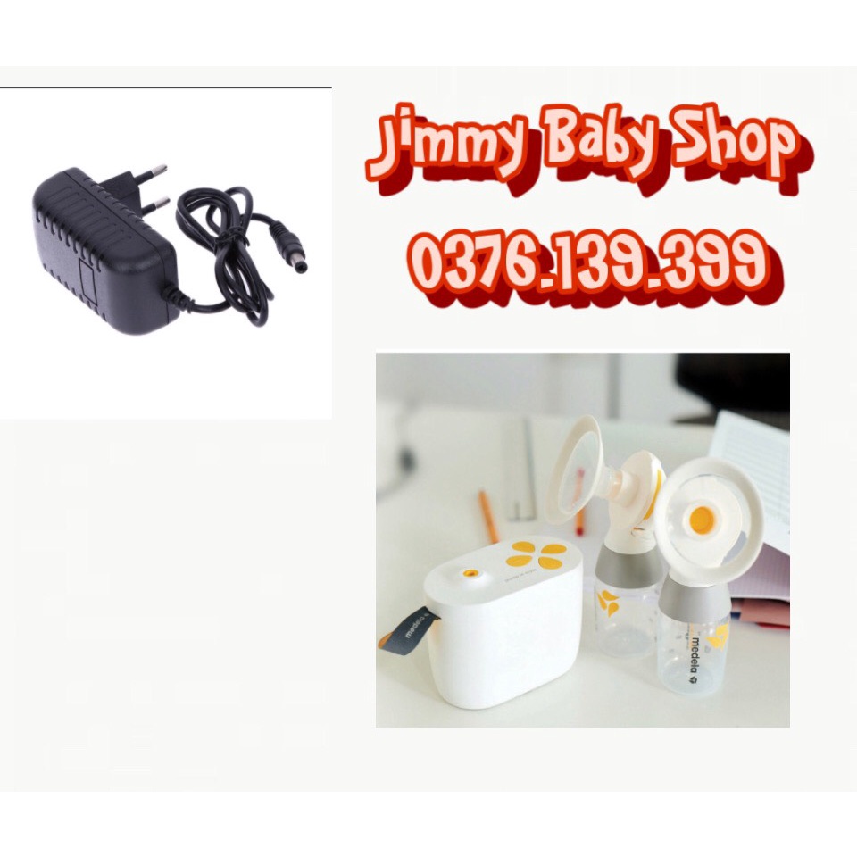 Dây nguồn điện  5v,9v,12v cho máy hút sữa Medela swing,pump,freestyle