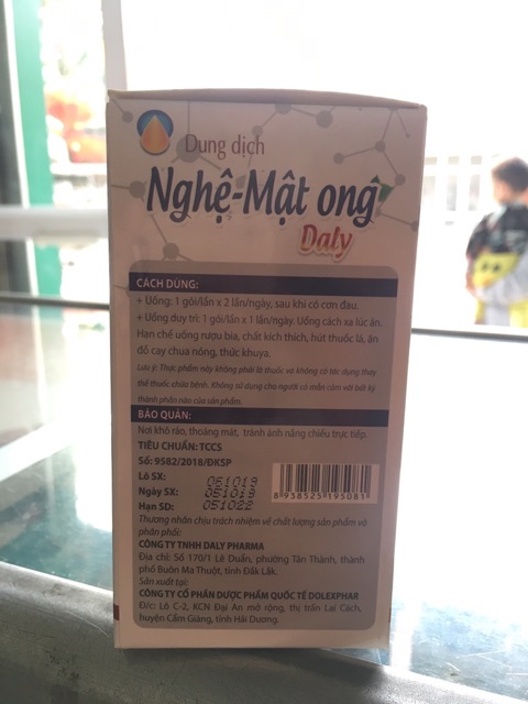 ✅  Dung dịch NGHỆ - MẬT ONG , thực phẩm bảo vệ dạ dày