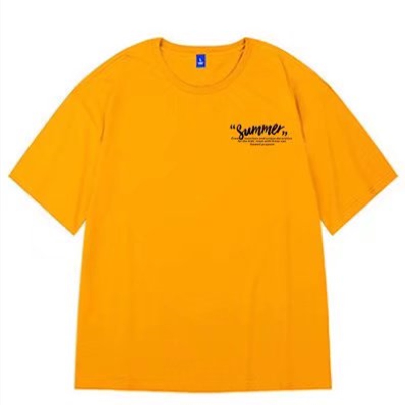 Áo Thun Tay Ngắn Cổ Tròn In Chữ Thời Trang Mùa Hè Dành Cho Nam Size M-8XL