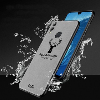 For Huawei Honor 8X Max Case Cloth Distressed Elk pattern Hard Back Cover Cases