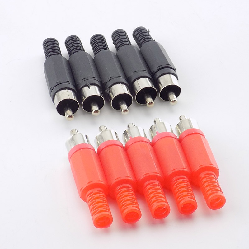 Set 10 Đầu Nối RCA Male Female Cho Máy Hàn DIY