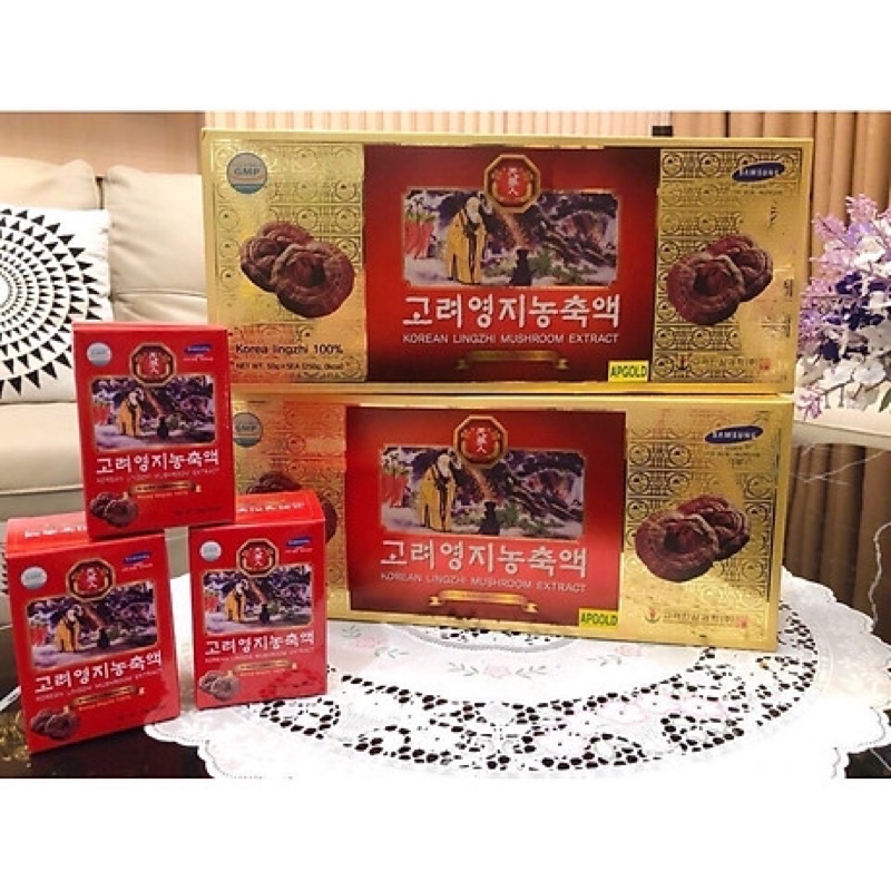 Cao Linh Chi Đỏ BIO Hàn Quốc 50 gram x 5 lọ
