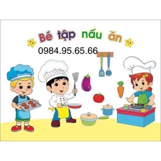 tranh góc xốp mầm non