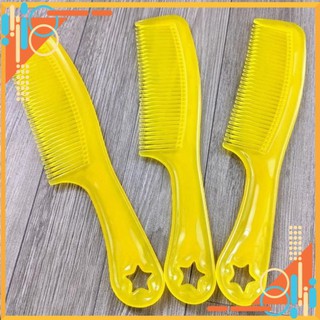 Lược nhựa màu vàng hàng đẹp