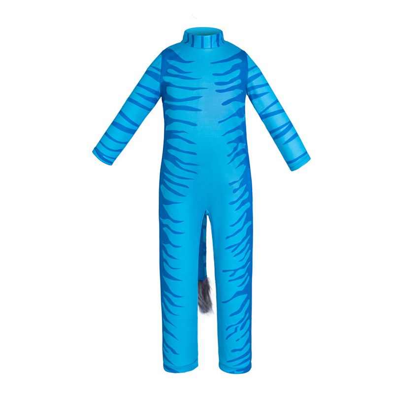 Avatar Cosplay Kids Costume Halloween Blue Jumpsuit Set Fancy Dress Party Unisex gift