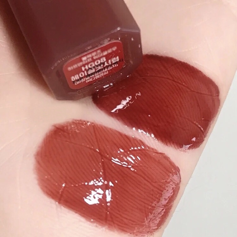 Son tint bóng Black Rouge Half N Half Water Glow HG08- Màu Đỏ Nâu