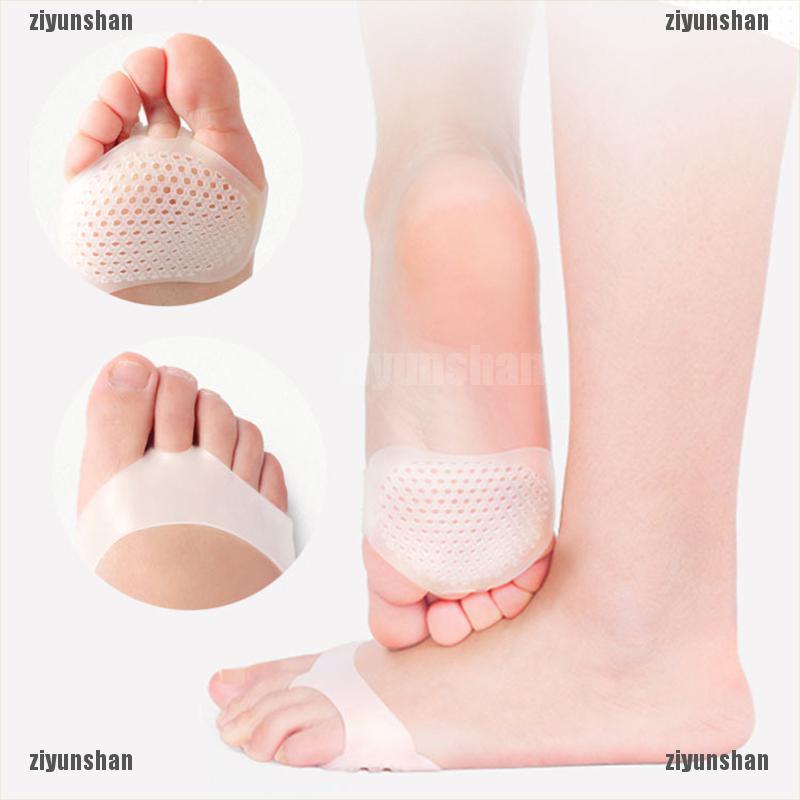 1 Cặp Đệm Silicone Lót Chân Giảm Đau Tái Sử Dụng Linh Hoạt