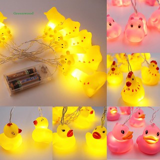 Dây đèn LED gồm 10 bóng hình động vật ngộ nghĩnh dùng trang trí độc đáo