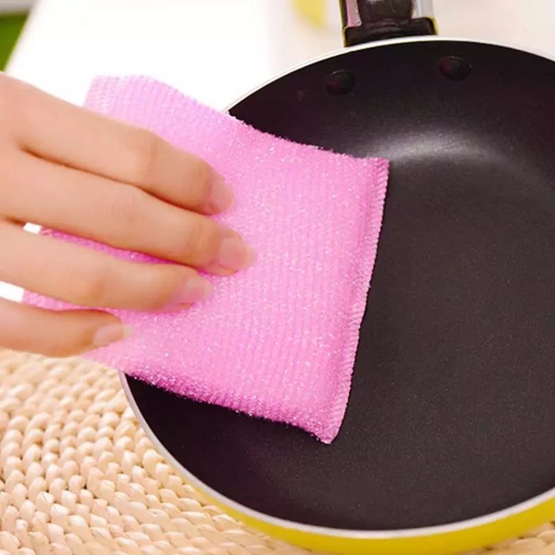 4 Miếng bọt xốp rửa chén màu sắc ngẫu nhiên