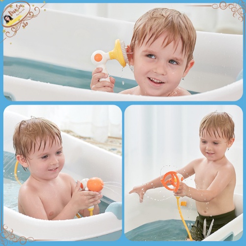 Đồ Chơi Vịt Phun Nước Thả Bồn Tắm Bể Bơi Cho Bé Duck Shower Vịt Con Phun Nước 5 Chế Độ Phun Siêu Thích Thú Dunsu.Pk