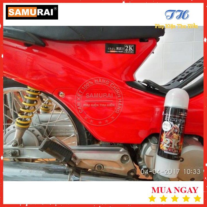 Sơn Xịt Samurai Màu Đỏ - Mã 33/6