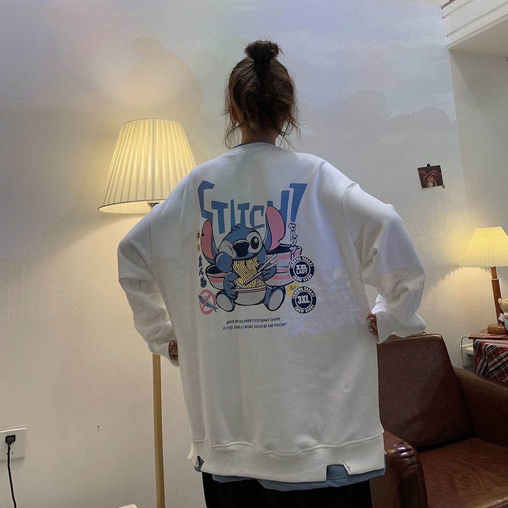 Áo Hoodie Cổ Tròn Giả Hai Lớp Thiết Kế Mới Thời Trang Dành Cho Nữ