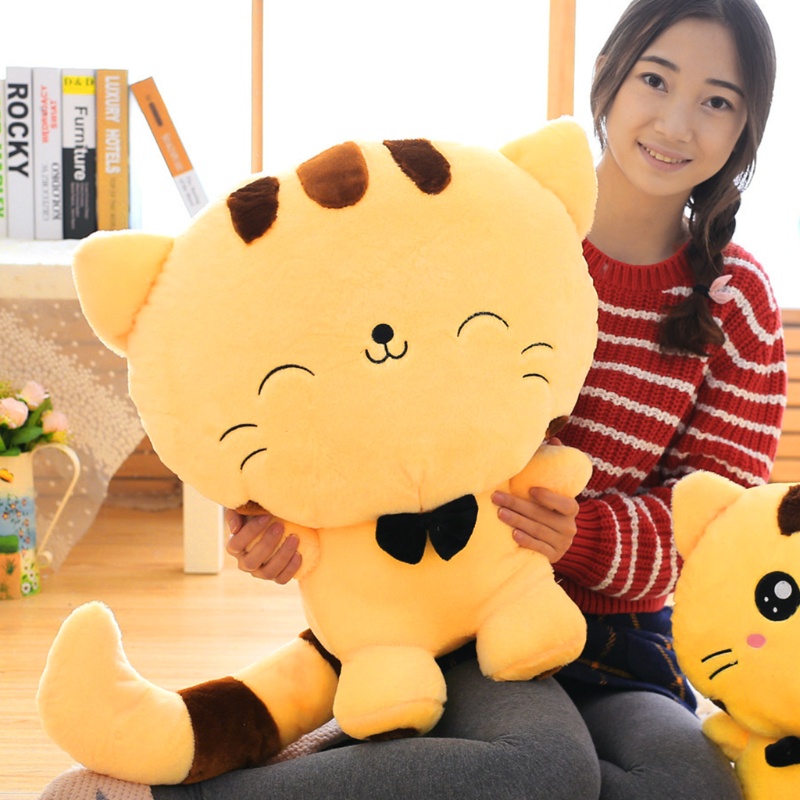 Mèo Nhồi Bông Mềm Mại Dễ Thương Cho Dịp Giáng Sinh