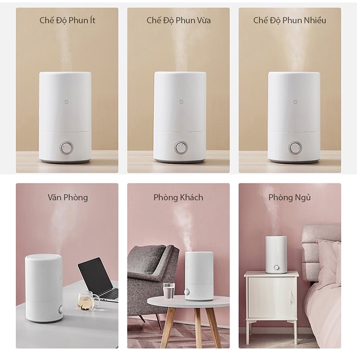 Máy tạo ẩm  phun sương Xiaomi Mijia MJJSQ02LX chính hãng , tạo độ ẩm ion kháng khuẩn | BigBuy360 - bigbuy360.vn