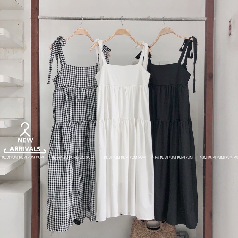 Đầm maxi 2 dây tầng Pumi | BigBuy360 - bigbuy360.vn