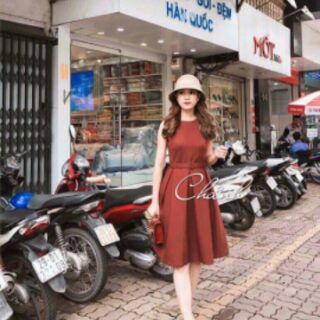 Đầm xòe xếp li