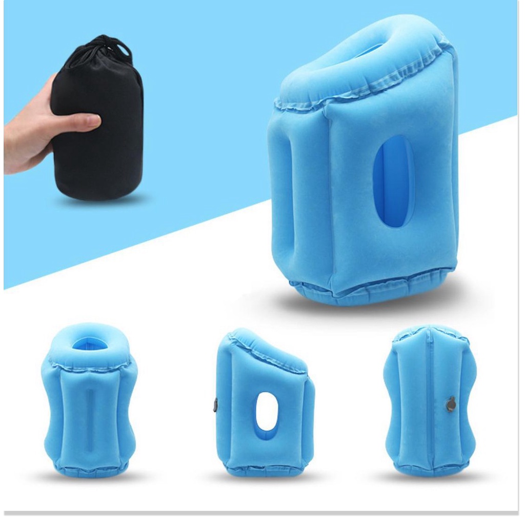 Gối ngủ hơi du lịch trên máy bay văn phòng Air Travel