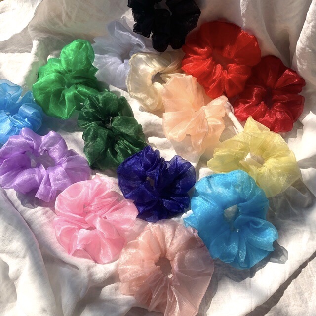 Vải voan kính 💌 organza, tơ óng, voan xốp, kiếng mỹ 10cmx khổ1,5m