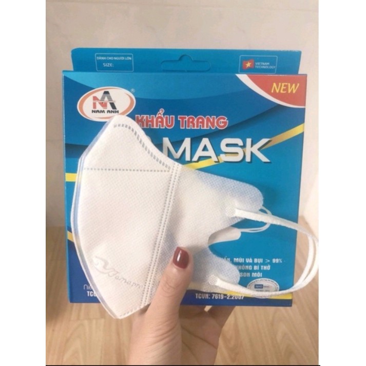KHẨU TRANG 5D MASK NAM ANH NGƯỜI LỚN HỘP 10 CÁI KHÁNG KHUẨN TỐT CHỐNG BỤI MỊN | BigBuy360 - bigbuy360.vn