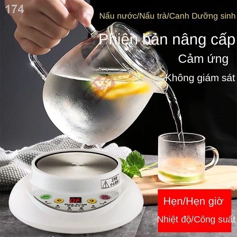 Ấm đun nước điện hoàn toàn bằng thủy tinh dày