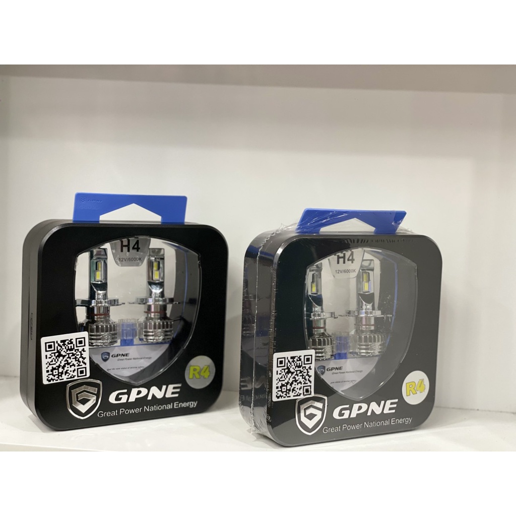(Giá sốc) Đèn Led GPNE Chính Hãng R4 Chân H4 55W, Sử dụng điện từ 9-36V, Có Canbus