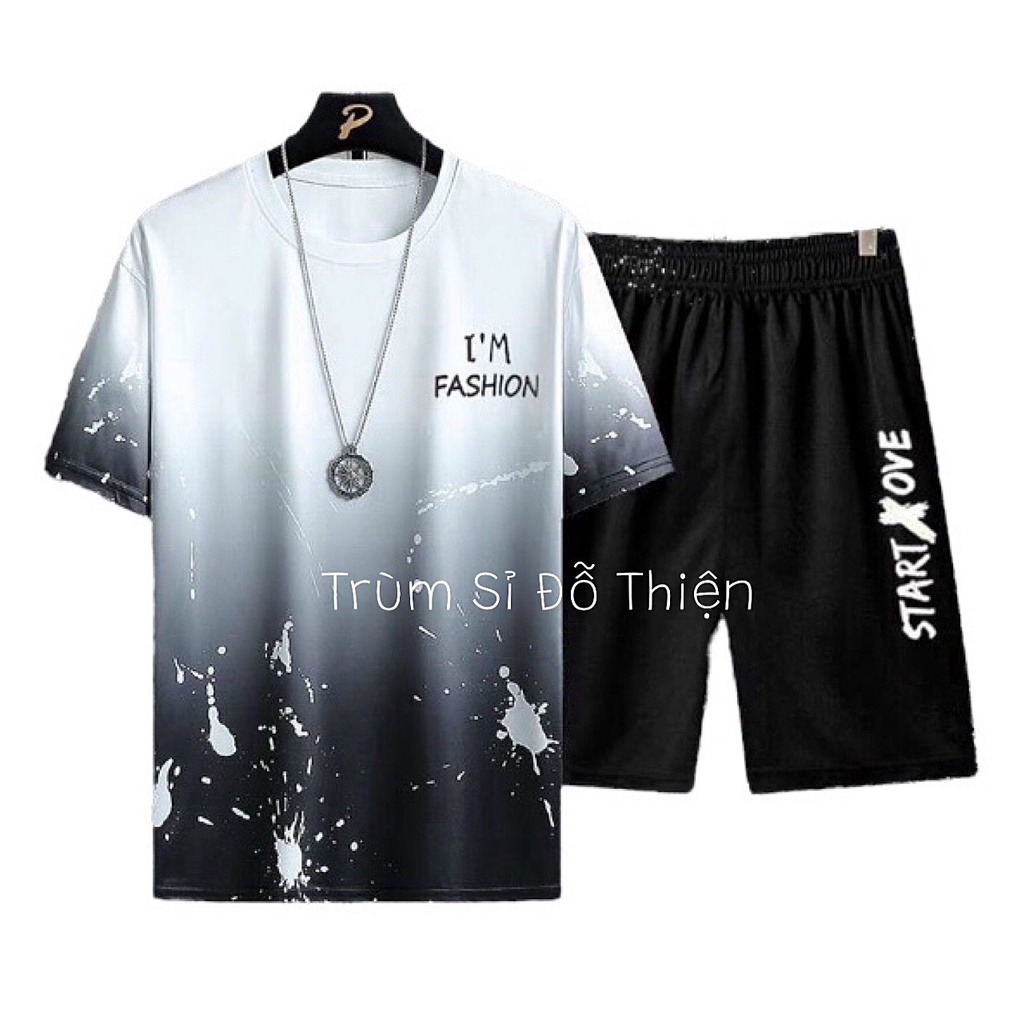ĐỒ BỘ NAM THUN LẠNH  FREESHIP  BỘ THỂ THAO NAM TẬP GYM MẶC NHÀ I'M FASHION VẢY SƠN PHONG CÁCH MỚI TRẺ TRUNG NĂNG ĐỘNG