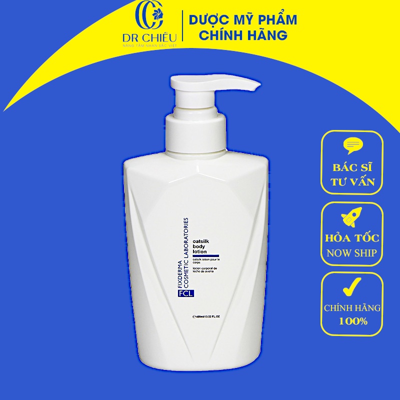 Lotion Dưỡng Ẩm Mềm Mịn Phù Hợp Cả Da Nhạy Cảm FCL Oat Silk Body Lotion 400ml