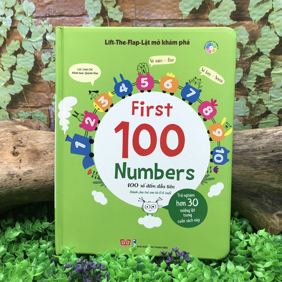 Sách - Lift The Flap - First 100 Numbers - 100 số đếm đầu tiên