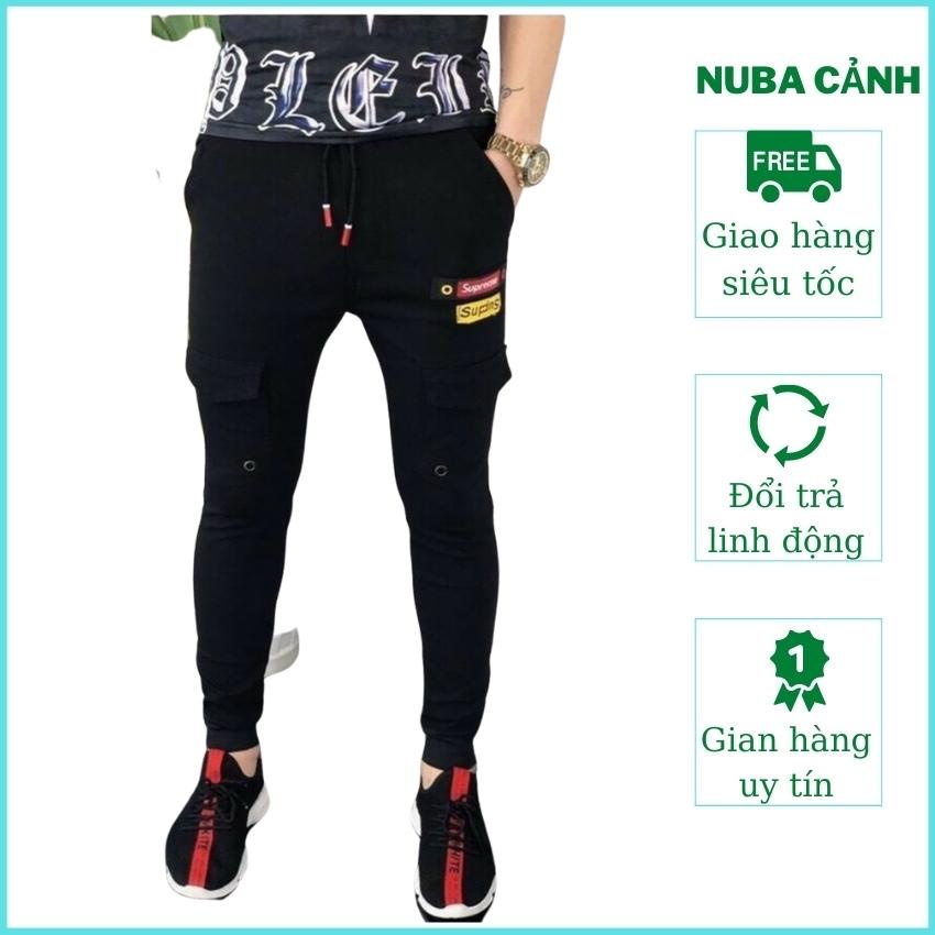 Quần jogger nam chất vải ka ki co giãn cao cấp TAKA 14