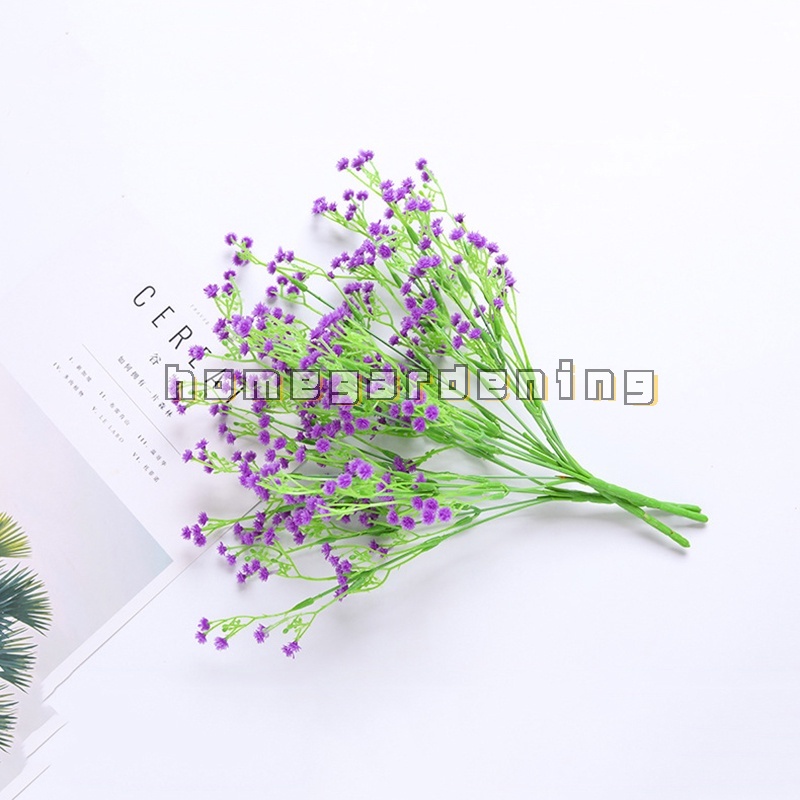 Bó hoa cúc baby giả bằng nhựa dùng trang trí tiệc cưới