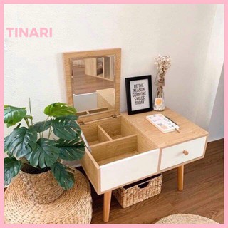 [Đồ Gia Dụng] Bàn Trang Điểm Mini Nhỏ Gọn Bàn Trang Điểm Ngồi Bệt Có Gương Cao Cấp