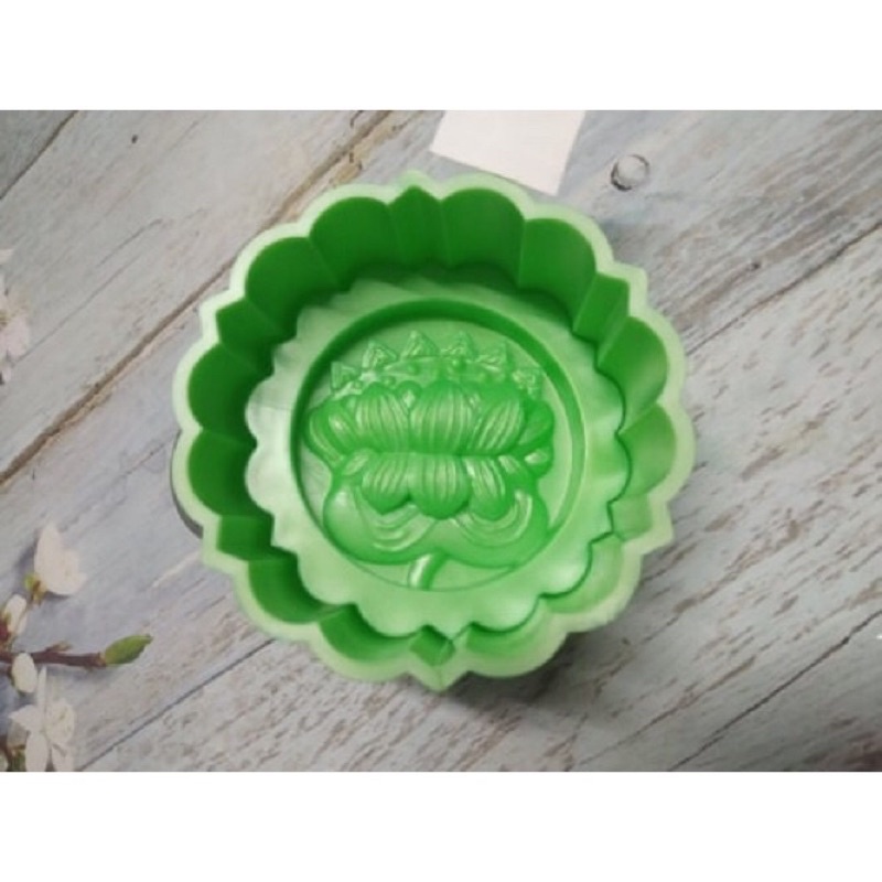 Khuôn xôi tròn hoa sen 9cm