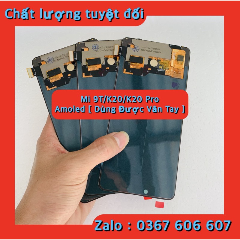Màn hình Xiaomi Mi 9T/ K20/ K20 Pro Amoled  Hiển thị đẹp, Bao mượt