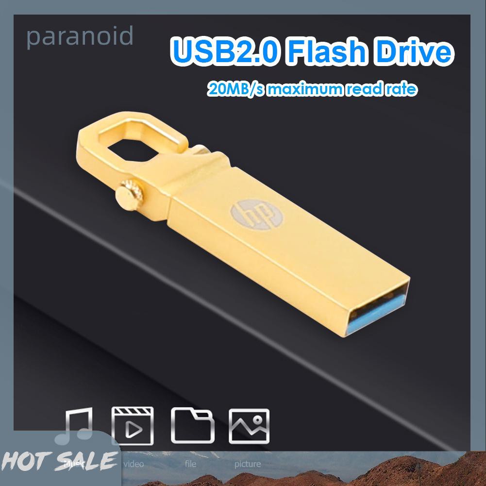 Usb 2.0 Bằng Kim Loại Chống Nước Có Móc Khóa Tiện Dụng | BigBuy360 - bigbuy360.vn