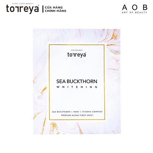 Mặt Nạ Dưỡng Da TORREYA SEA BUCKTHORN WHITENING MASK, Chiết Xuất Hắc Mai Biển (25gr) - Date: 05/09/2022