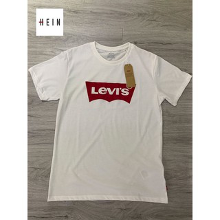 [Chính Hãng] Áo Thun L.vis T-Shirt White Red Combo 15c