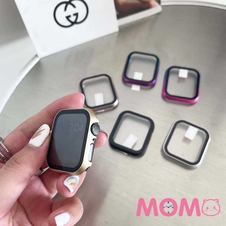 Ốp hợp kim nhôm cho đồng hồ thông minh Apple Watch 7 SE 6 5 4 3 2 1 41mm 45mm 42mm 40mm 44mm