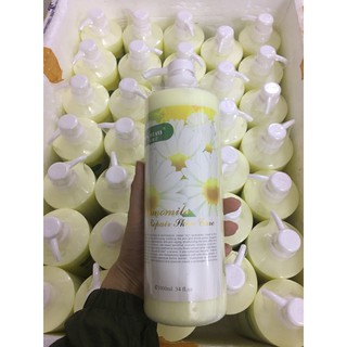 Bộ chăm sóc da hoa cúc kem massage , tẩy da chết spa thẫm mỹ viện