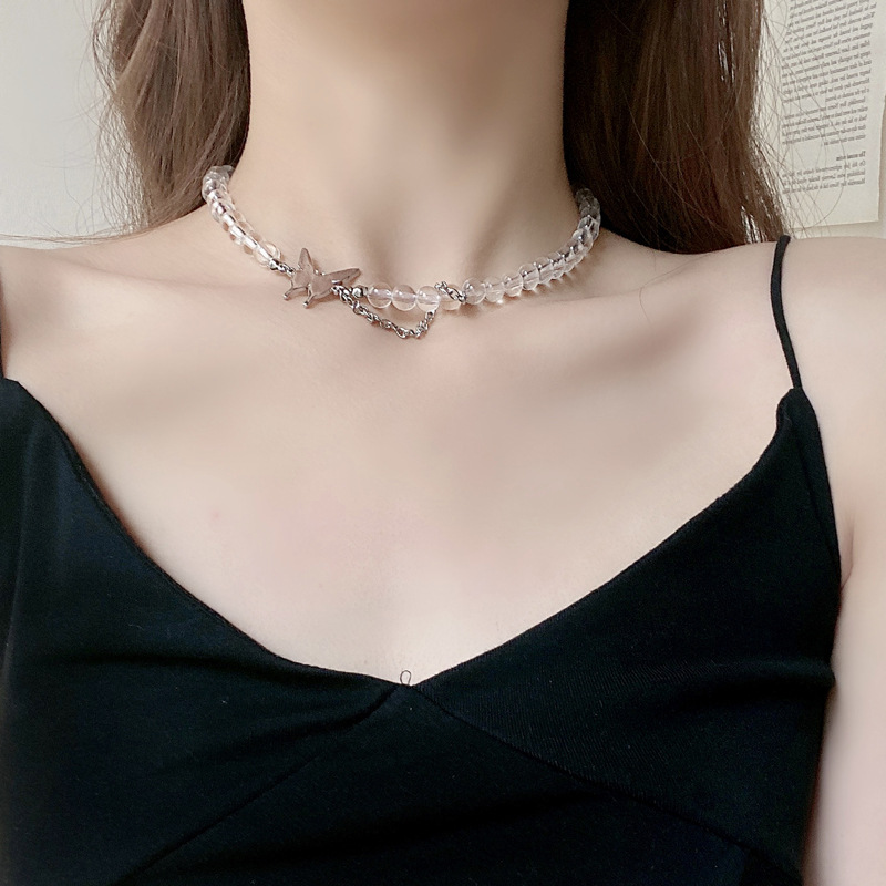 Vòng Cổ Choker Mặt Hình Bướm Dễ Thương Quyến Rũ Dành Cho Nữ