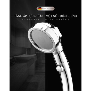 EuroQuality Bộ đầu vòi sen tay cầm tăng áp 3 chế độ .