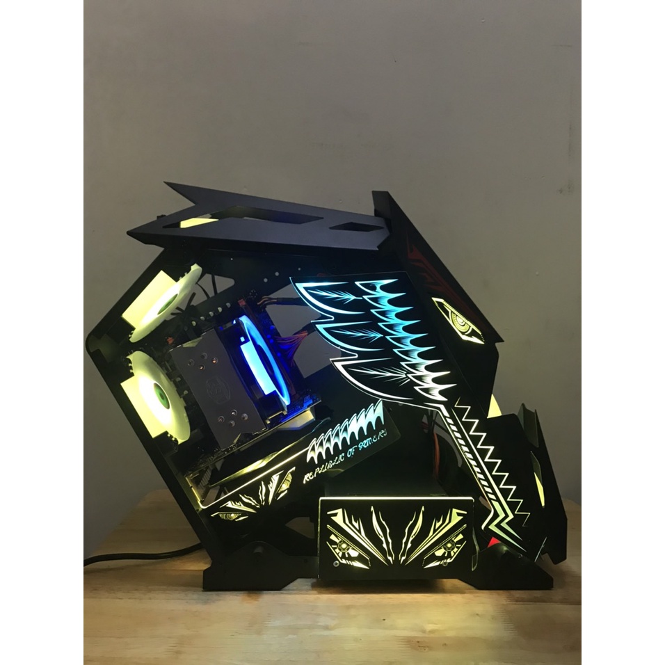 Vỏ Case VSP ES3 BLACK (KÈM 5FAN LED VÀ HUB)