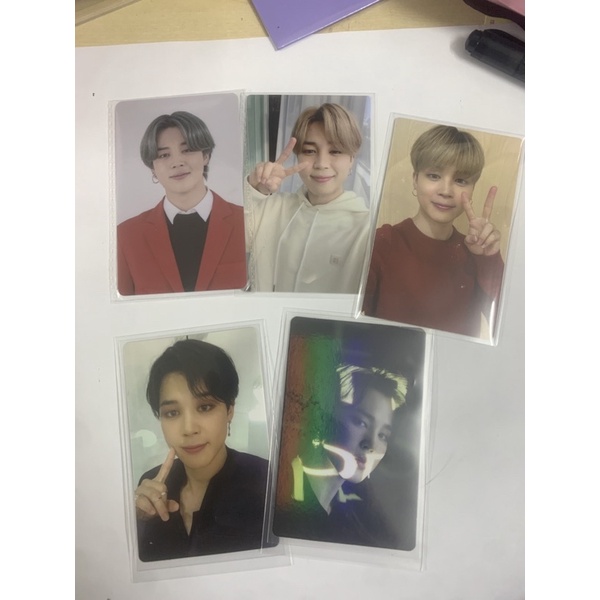 CARD ẢNH DVD LUCKY DRAW CONCEPT BOOK ON:E JIMIN BTS OFFICIAL