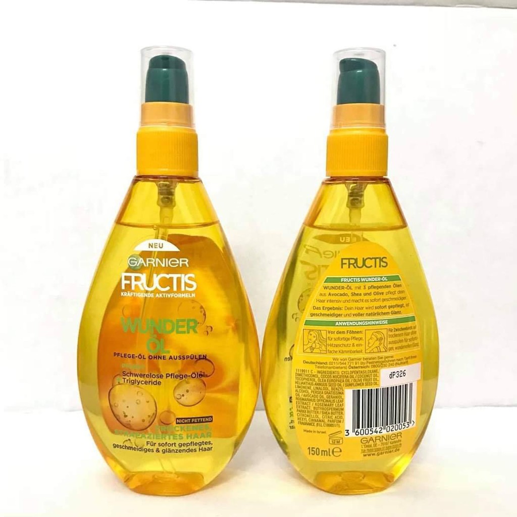 𝙏𝙞𝙣𝙝 𝘿ầ𝙪 𝘿ưỡ𝙣𝙜 𝙏ó𝙘 𝙂𝙖𝙧𝙣𝙞𝙚𝙧 𝙒𝙖𝙝𝙧𝙚 𝙎𝙘𝙝𝙖𝙩𝙯𝙚 𝘼𝙧𝙜𝙖𝙣 𝘾𝙖𝙢𝙚𝙡𝙞𝙖 𝙊𝙞𝙡 150𝙢𝙡