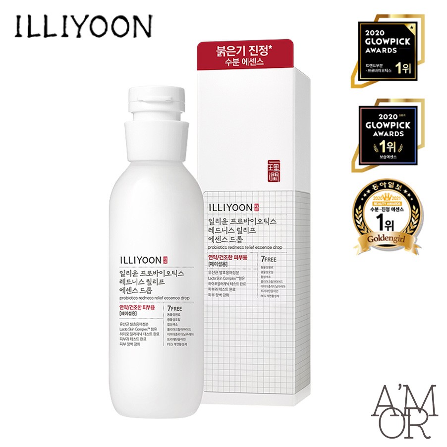 Tinh Chất Illiyoon 200ml Chiết Xuất Thực Vật Giúp Giảm Mẩn Đỏ