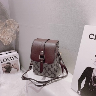 TÚI ĐIỆN THOẠI ĐEO CHÉO TÚI ĐIỆN THOẠI KHÓA BẤM NHIỀU NGĂN THỜI TRANG TDTMK - ảnh shop chụp