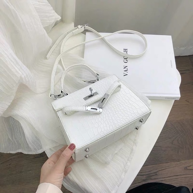 Túi Kelly da vân rắn Mini- Order/Ảnh thật