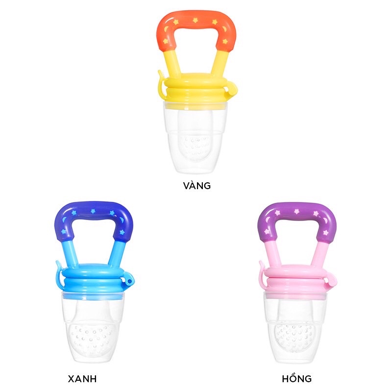 Túi nhai ăn dặm silicon chống hóc an toàn cho bé từ 6- 12 tháng tuổi