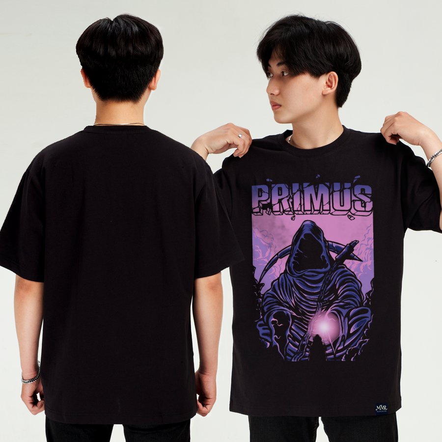 Áo phông thun Cotton phom rộng unisex tay lỡ big size phù thủy phong cách thần thoại MVR BB4275