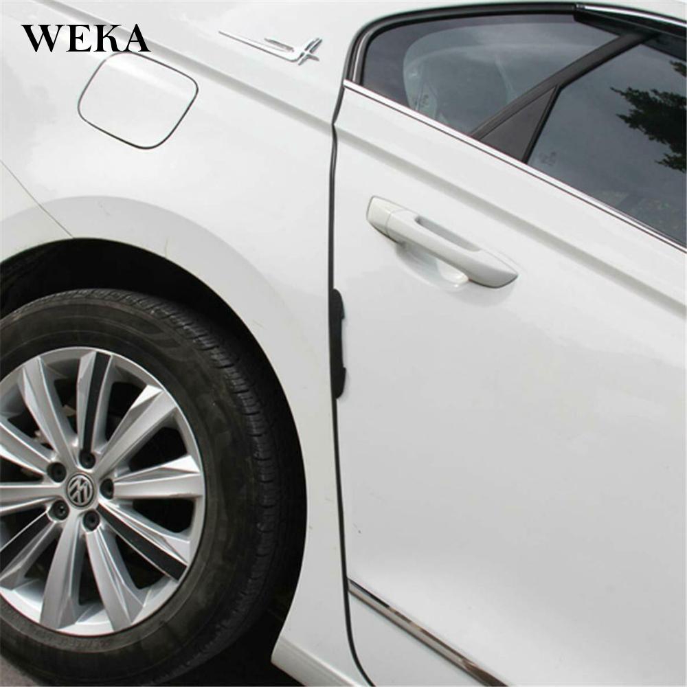 Bộ dải chống va chạm gắn cửa ô tô bảo vệ chống trầy xước bằng cao su