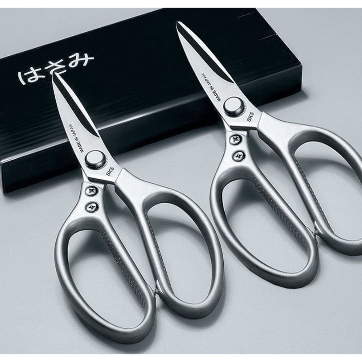Kéo cắt gà kéo Nhật làm bếp đa năng cắt vải ,giấy SK5 siêu sắc size lớn 22 cm